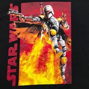 VTG Star Wars Boba Fett Graphic T Shirt XL Rare